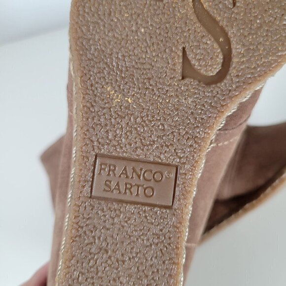 Franco Sarto Womens Suede Lace up Ankle Booties Size US 7.5 - Picture 16 of 16